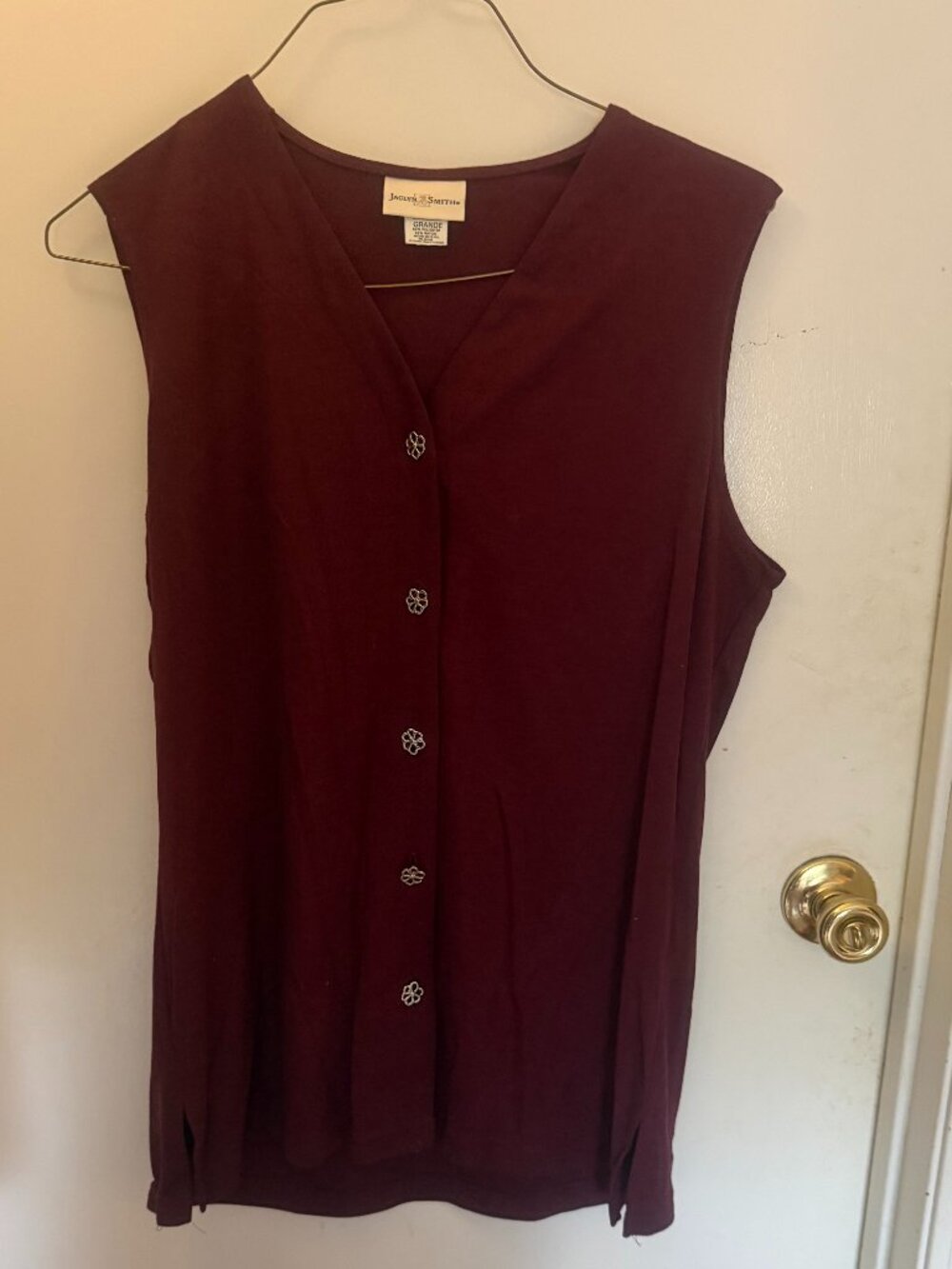 Jaclyn Smith Sleeveless Top W L